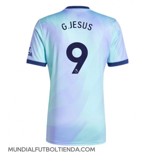 Camiseta Arsenal Gabriel Jesus #9 Tercera Equipación Replica 2024-25 mangas cortas